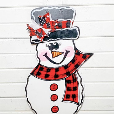 Snowman Door Hanger